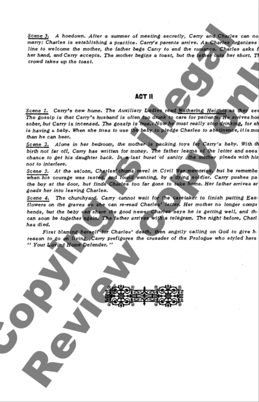Carry Nation (Libretto) Choir scores gallery preview page 8