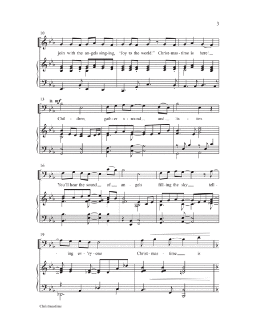 Christmastime 3-Part scores gallery preview page 3