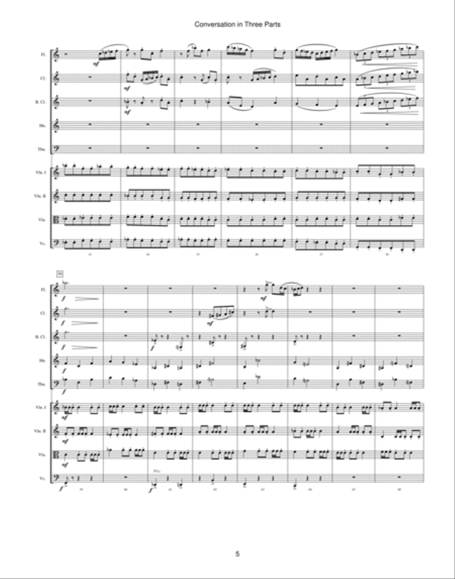 Conversation in Three Parts 3-Part scores gallery preview page 5