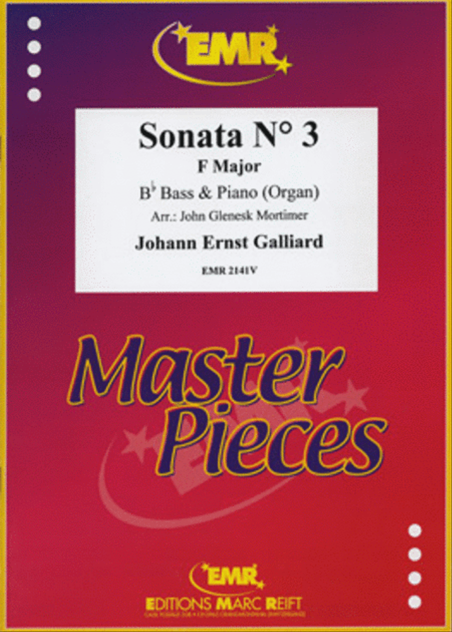 Sonata No. 3 in F Major Organ scores gallery preview page 1