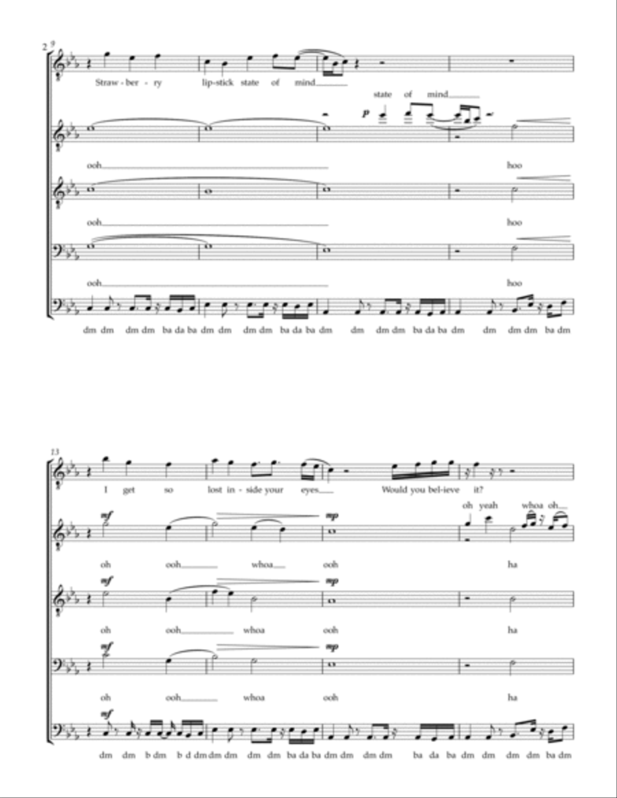 Adore You TTBB scores gallery preview page 2