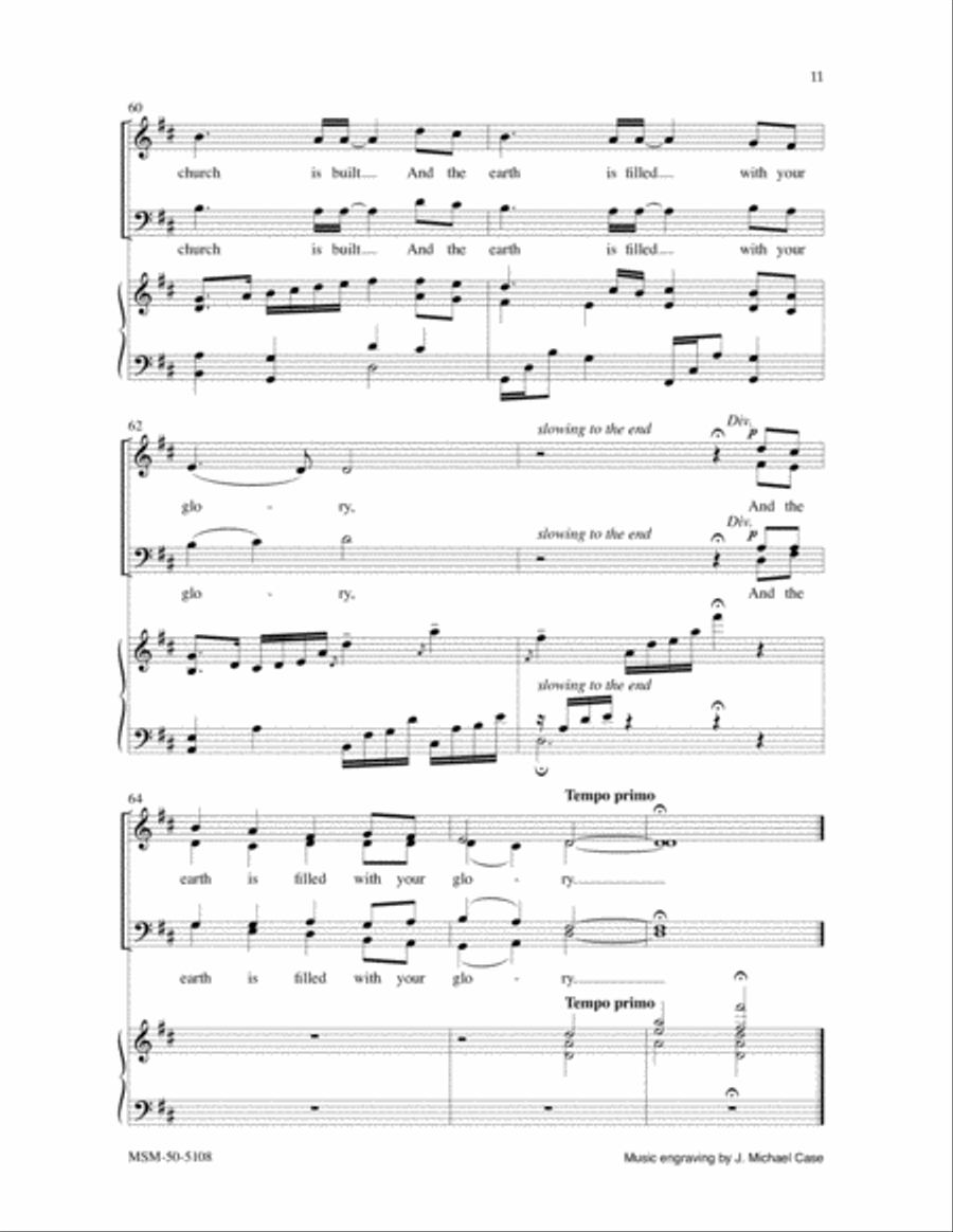 Speak, O Lord 4-Part scores gallery preview page 7