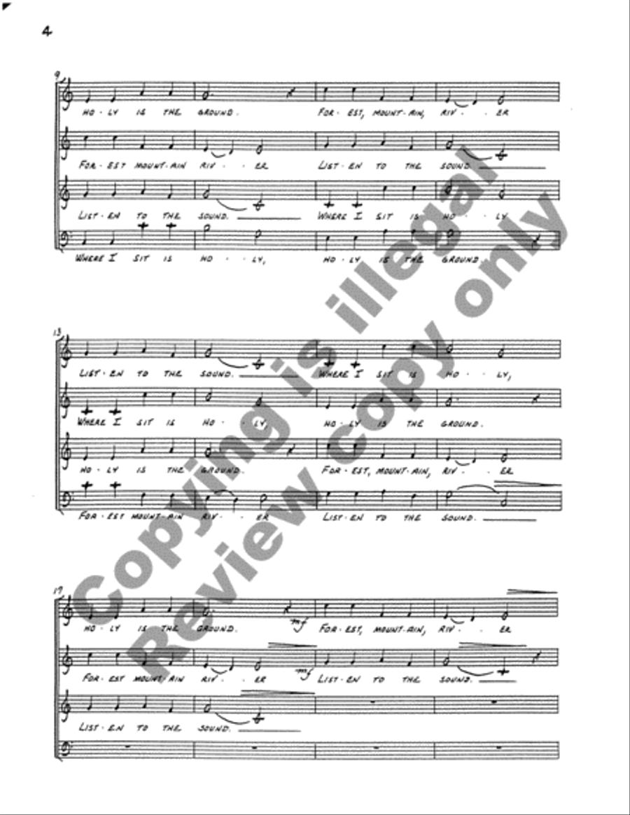 The Web of Life 4-Part scores gallery preview page 19