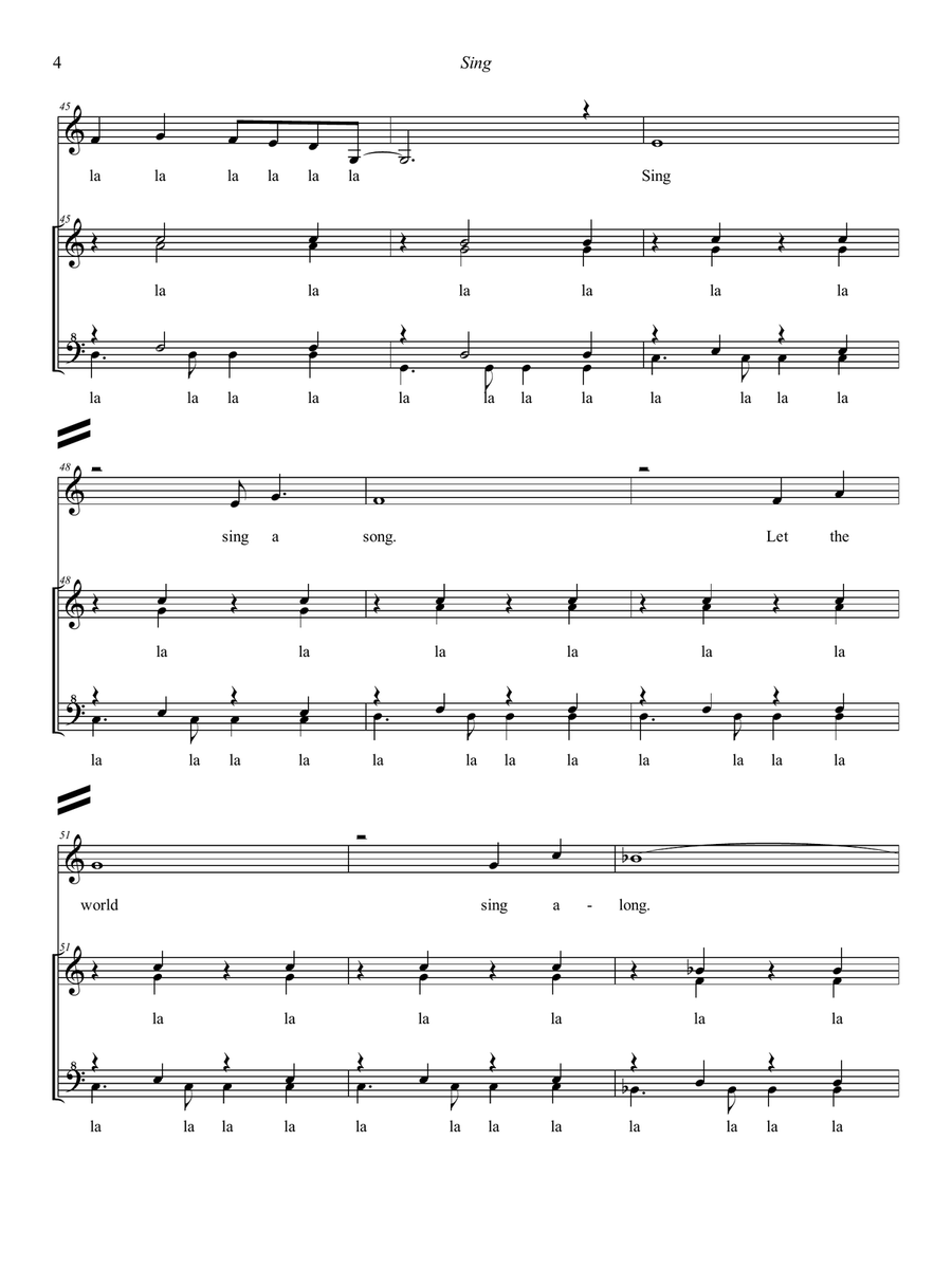 Sing Sing SSAA scores gallery preview page 4