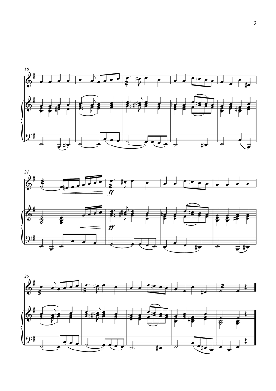 Ukrainian National Anthem for Vibraphone & Piano MFAO World National Anthem Series Small Ensemble scores gallery preview page 3
