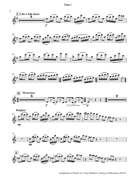 Symphonies of Reeds - Large Double Reed Ensemble (Set of Parts) image number null