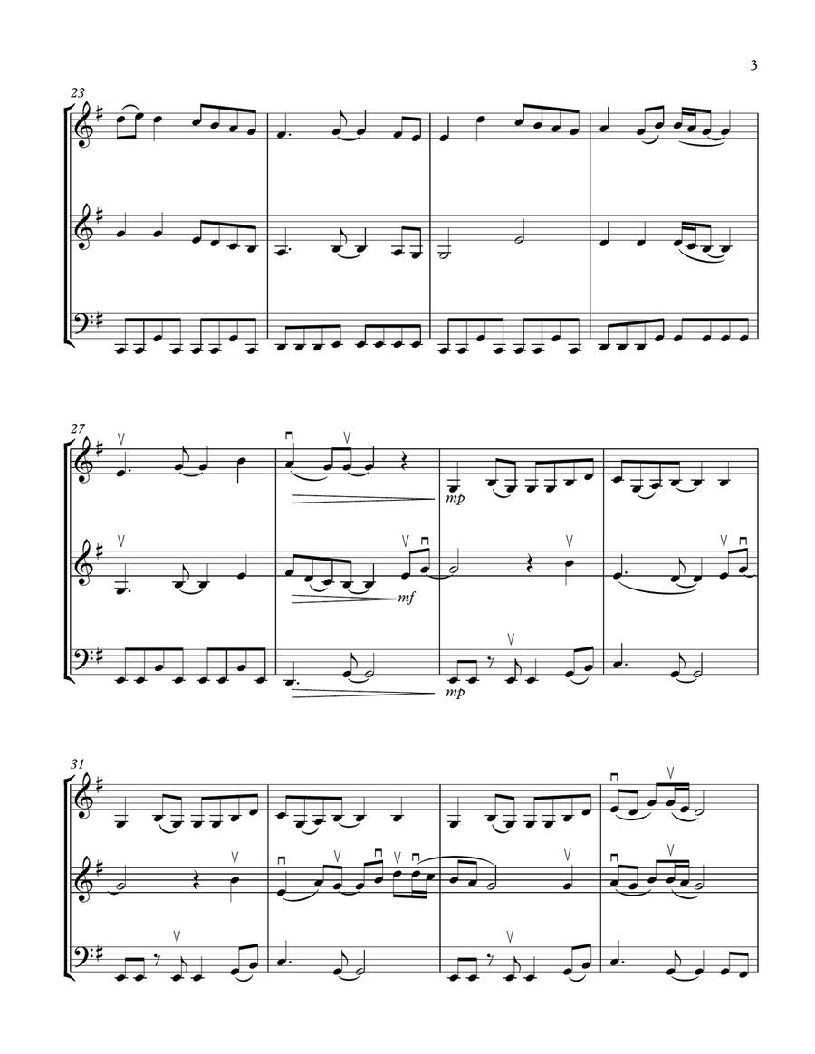 I Want It That Way String Trio scores gallery preview page 3