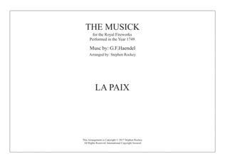 Book cover for Musick for the Royal Fireworks: La Paix