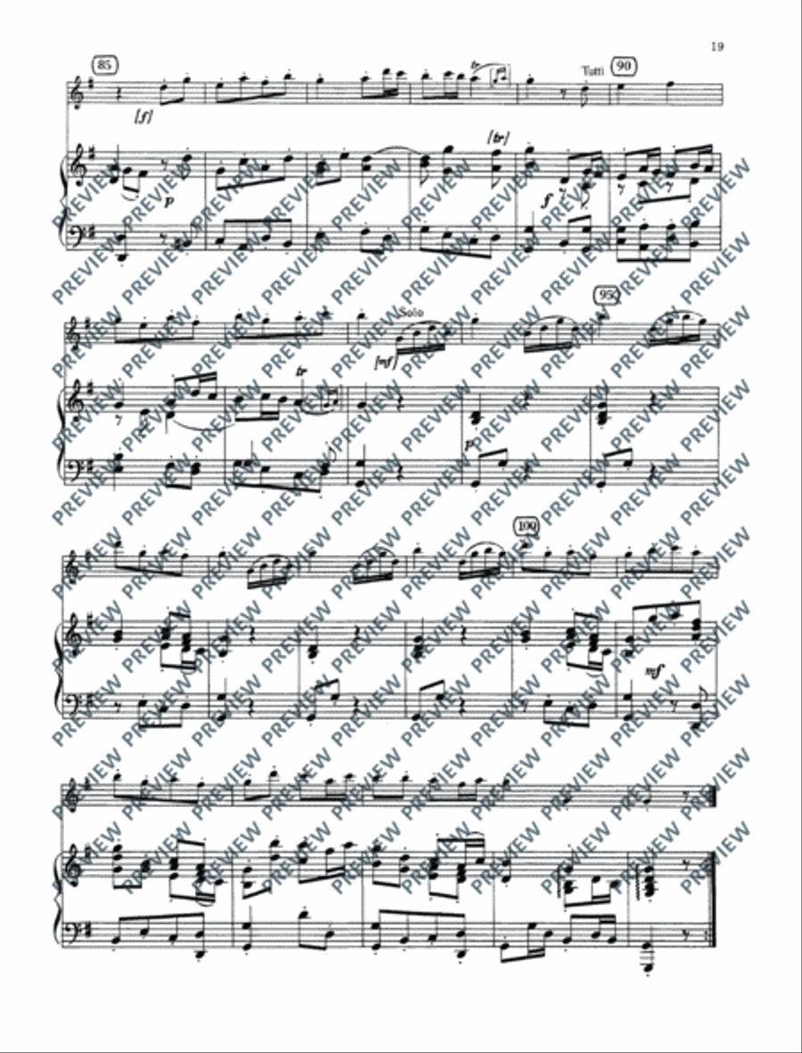 Concertino G major and Nocturne C major Oboe scores gallery preview page 20