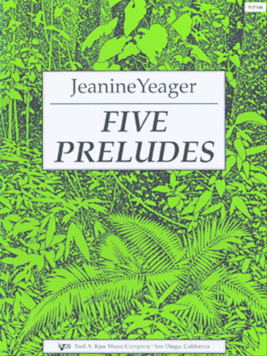 Five Preludes Piano Solo scores gallery preview page 1