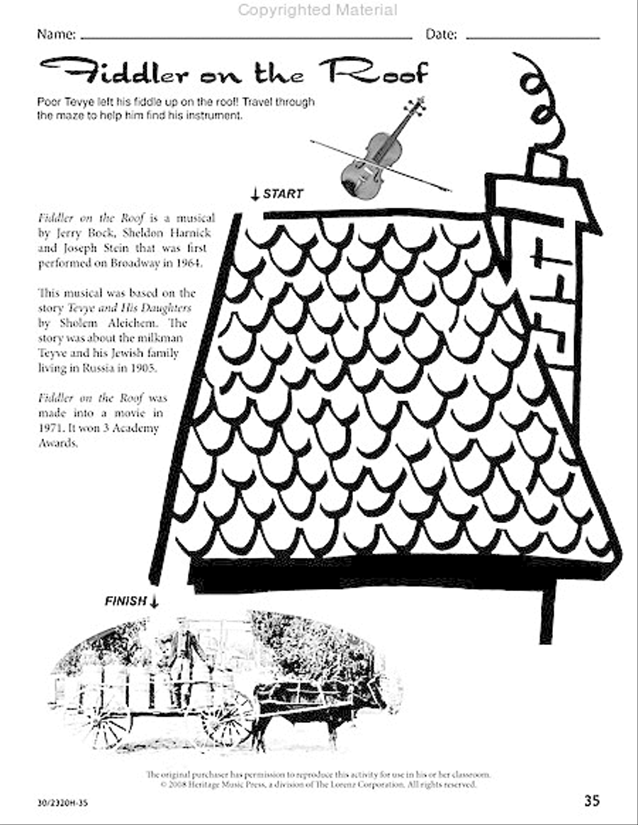 The Ultimate Book of Music Mazes and Puzzles Games & Toys scores gallery preview page 3