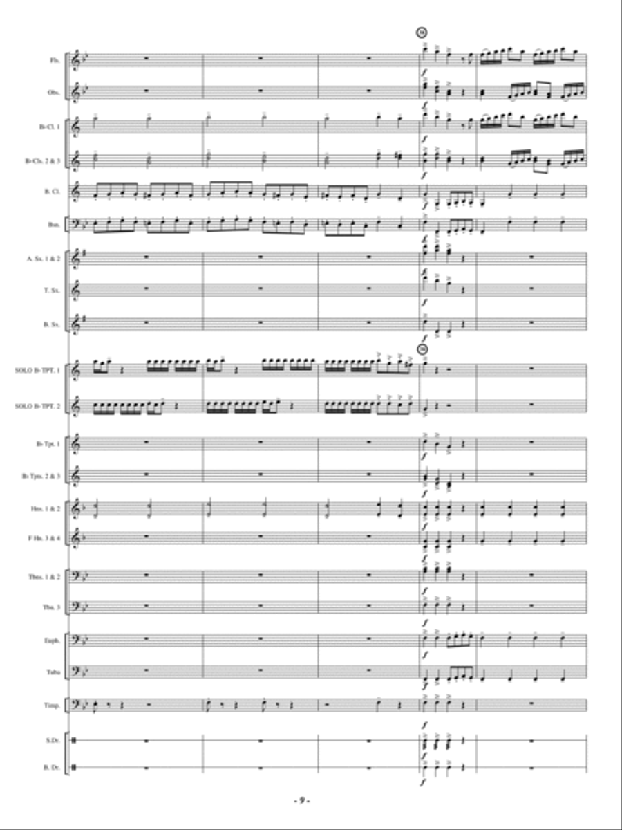 Double Concerto Double Concerto Concert Band scores gallery preview page 8