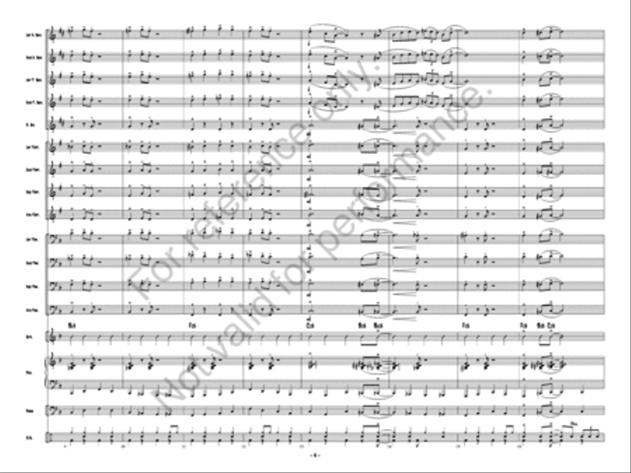 The Big Band Theory Jazz Ensemble scores gallery preview page 4