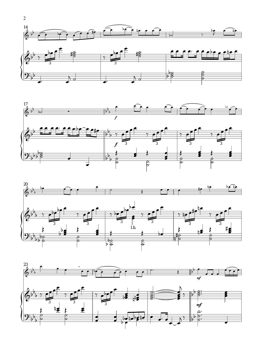 Hosanna (from Jesus Christ Superstar) Flute Solo scores gallery preview page 2