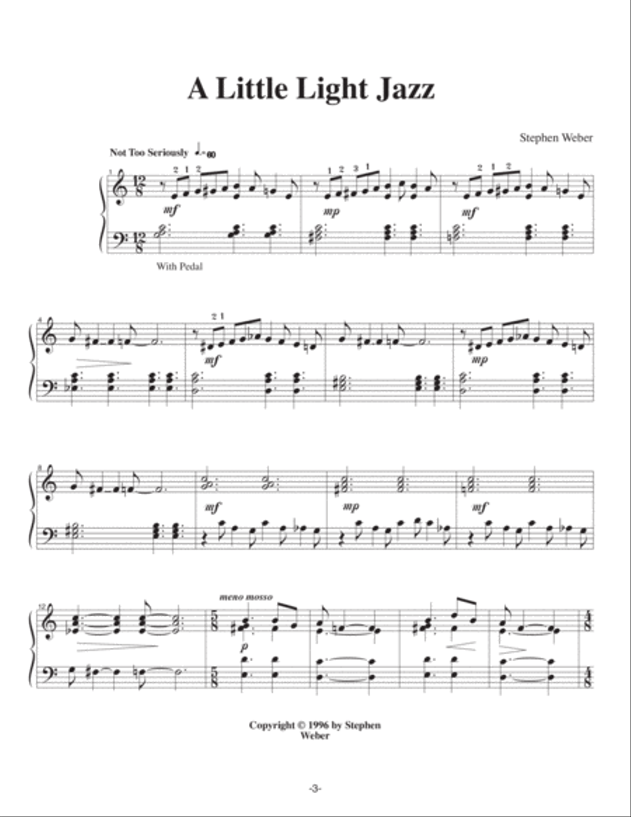 Vignettes for Piano Solo, Volume 2 Piano Solo scores gallery preview page 4