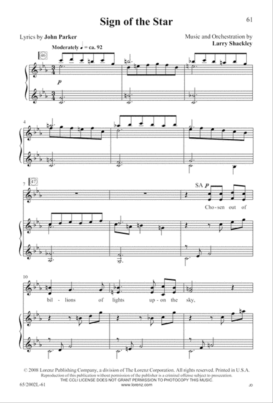 And This Shall Be a Sign And This Shall Be a Sign 4-Part scores gallery preview page 62
