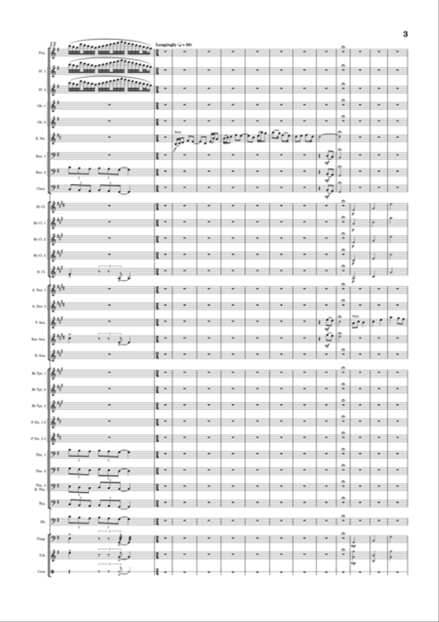 Away Concert Band scores gallery preview page 3