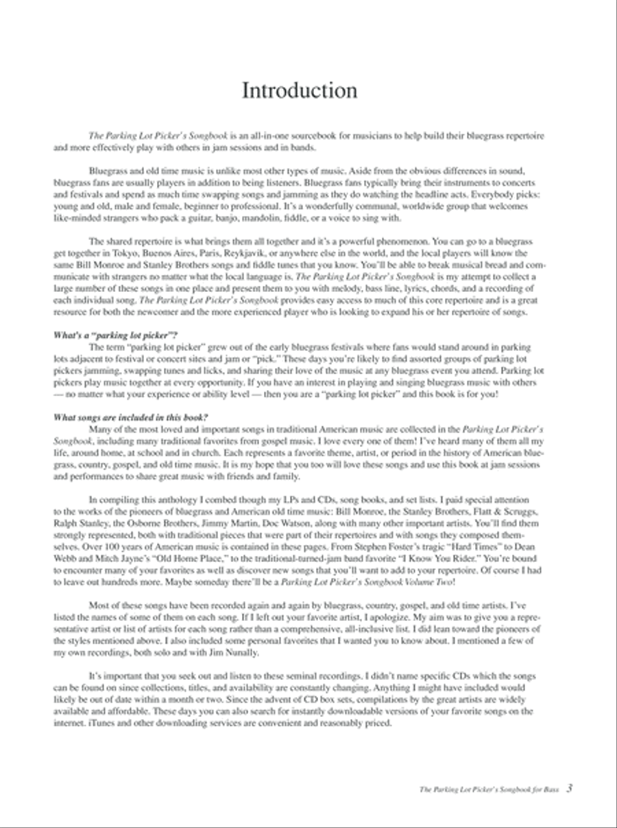 Parking Lot Picker's Songbook - Bass Edition Double Bass scores gallery preview page 9
