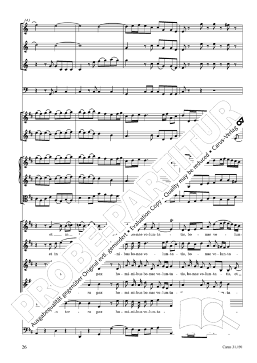 Gloria in excelsis Deo SSATB scores gallery preview page 26
