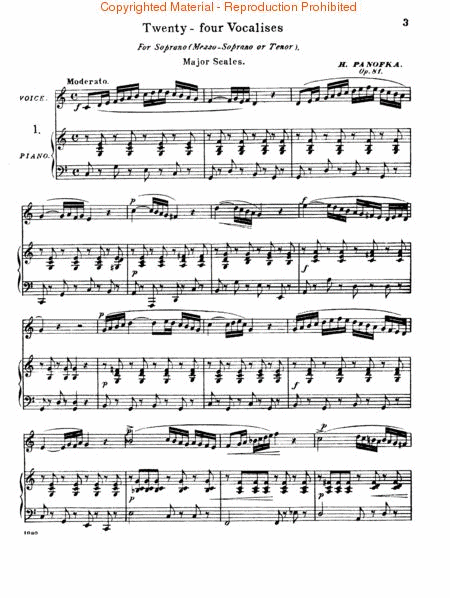 Art of Singing (24 Vocalises), Op.81