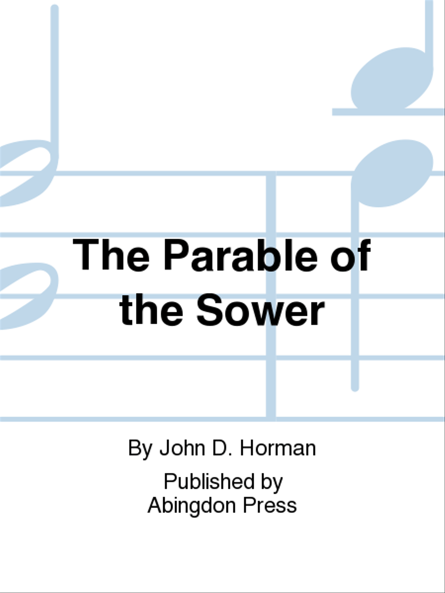 The Parable of the Sower The Parable of the Sower Choir scores gallery preview page 1