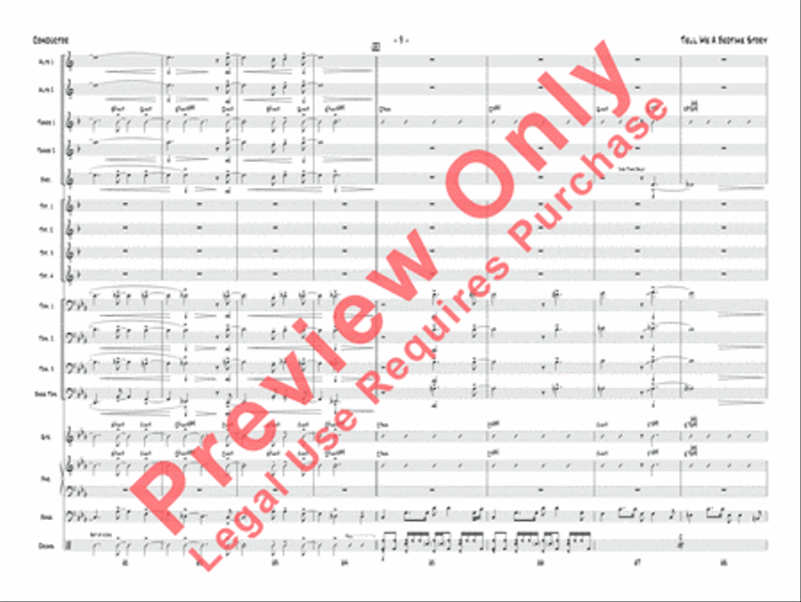 Tell Me a Bedtime Story Tell Me a Bedtime Story Jazz Ensemble scores gallery preview page 10