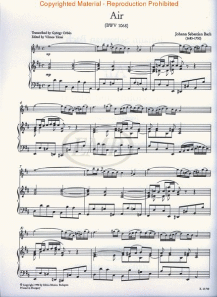 Air BWV 1068/II