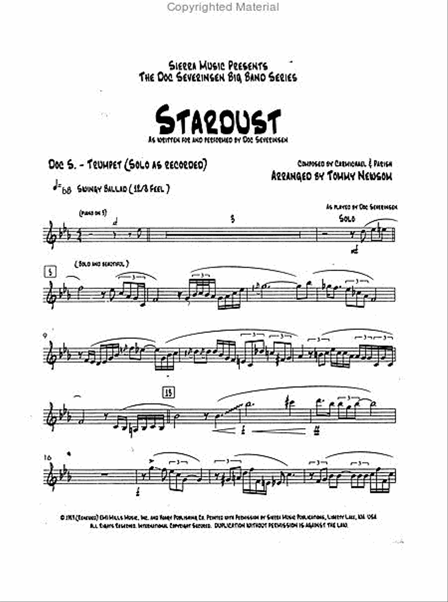 Stardust Big Band scores gallery preview page 4