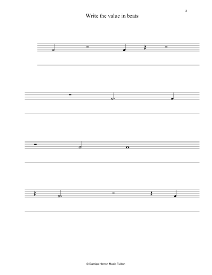 Piano Music Theory Worksheets for Early Beginner. Level 1 Piano Method scores gallery preview page 4