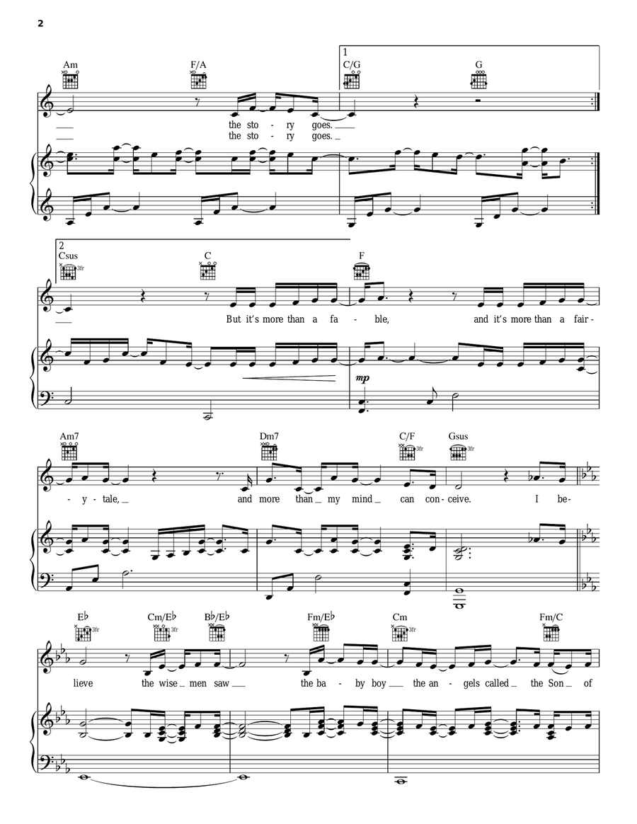 I Believe Acoustic Guitar scores gallery preview page 2