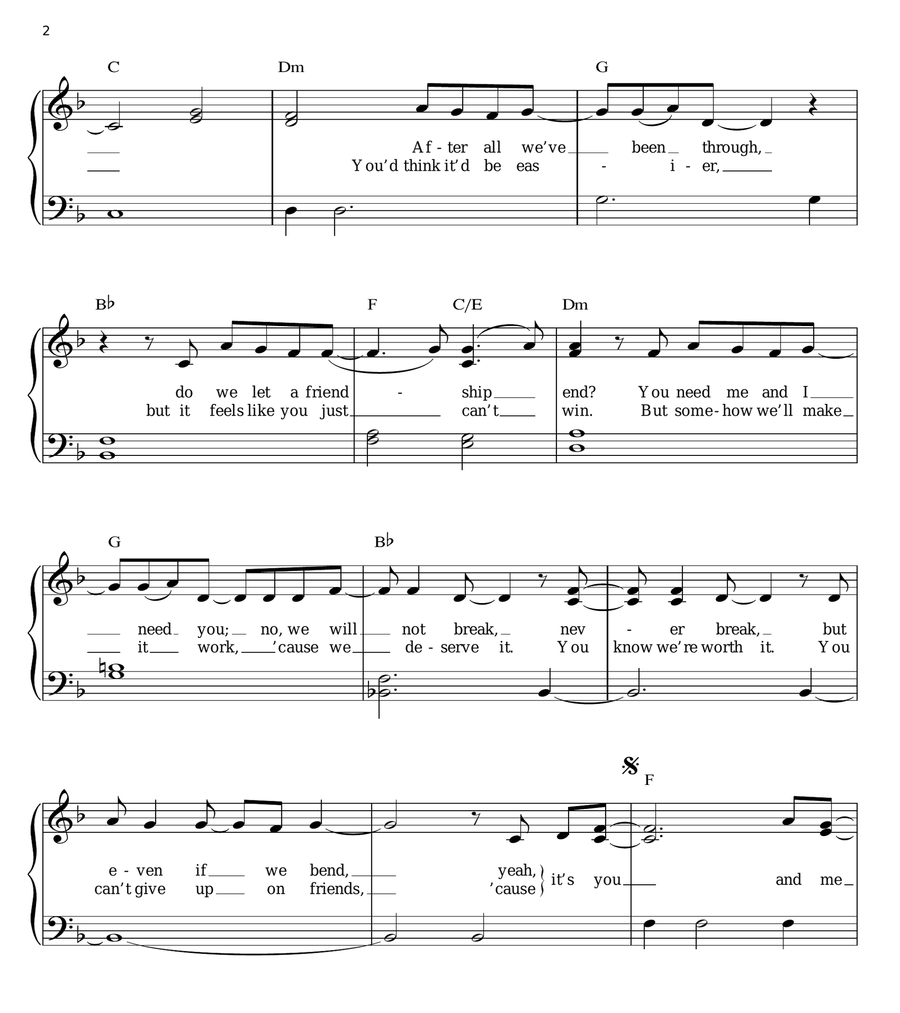 You And Me Together by Hannah Montana Easy Piano Digital Sheet Music Sheet Music Plus