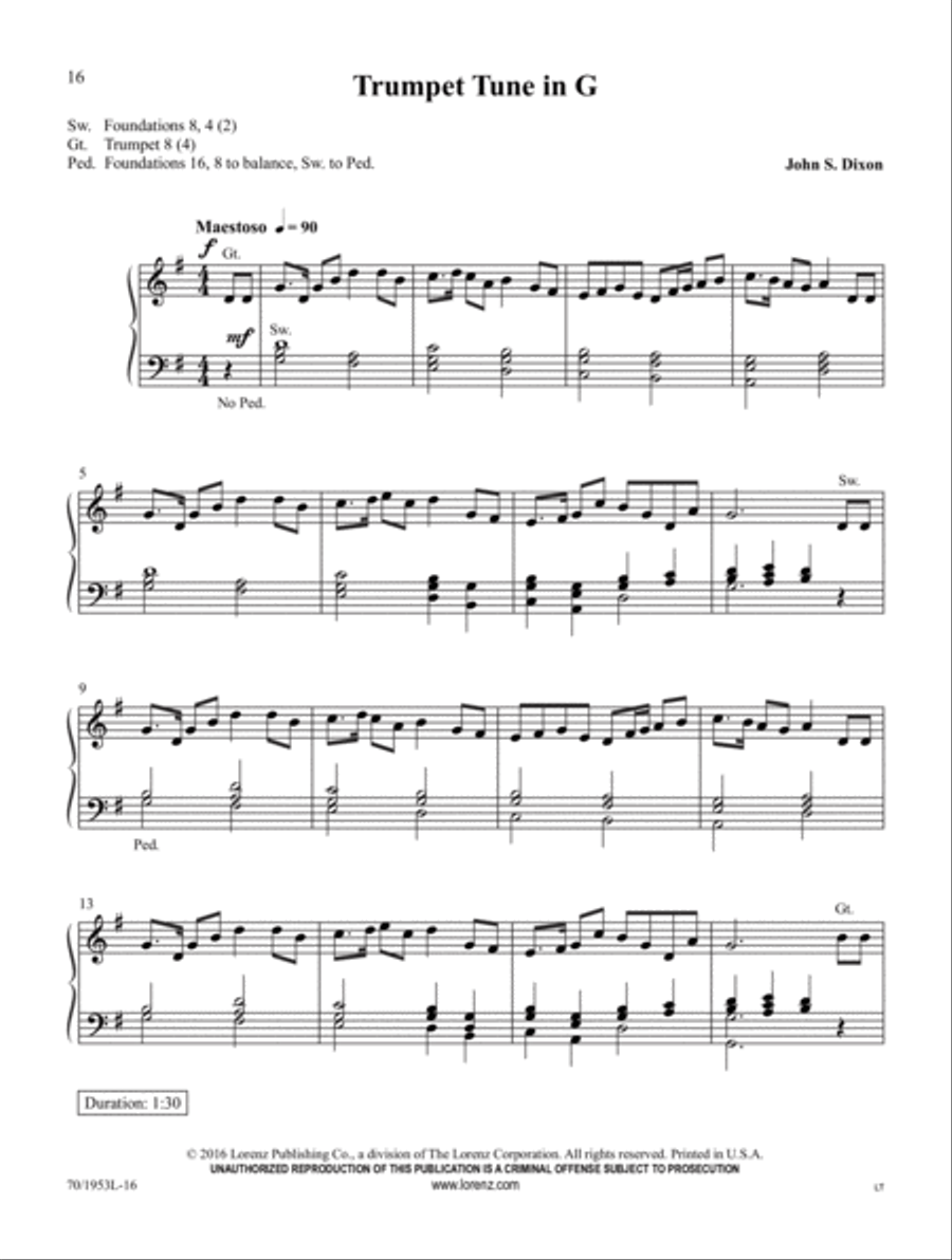 Sound the Trumpet Trumpet scores gallery preview page 6