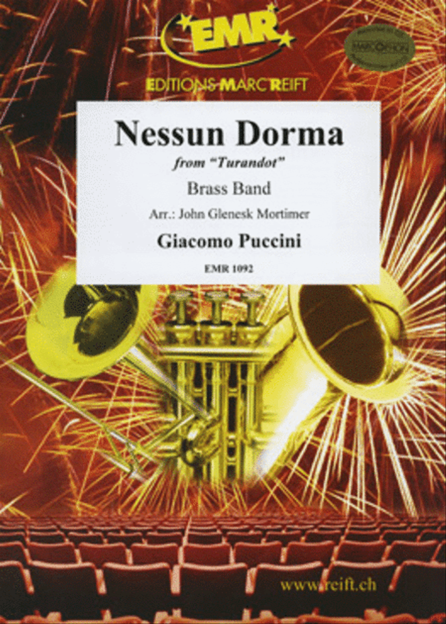 Nessun Dorma Brass Band scores gallery preview page 1