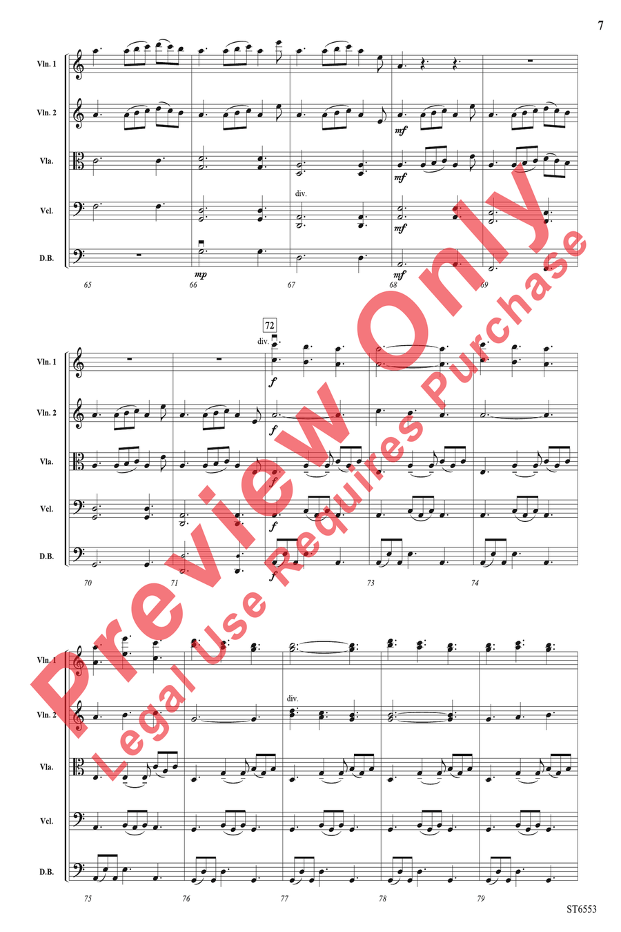 Elementa String Orchestra scores gallery preview page 7