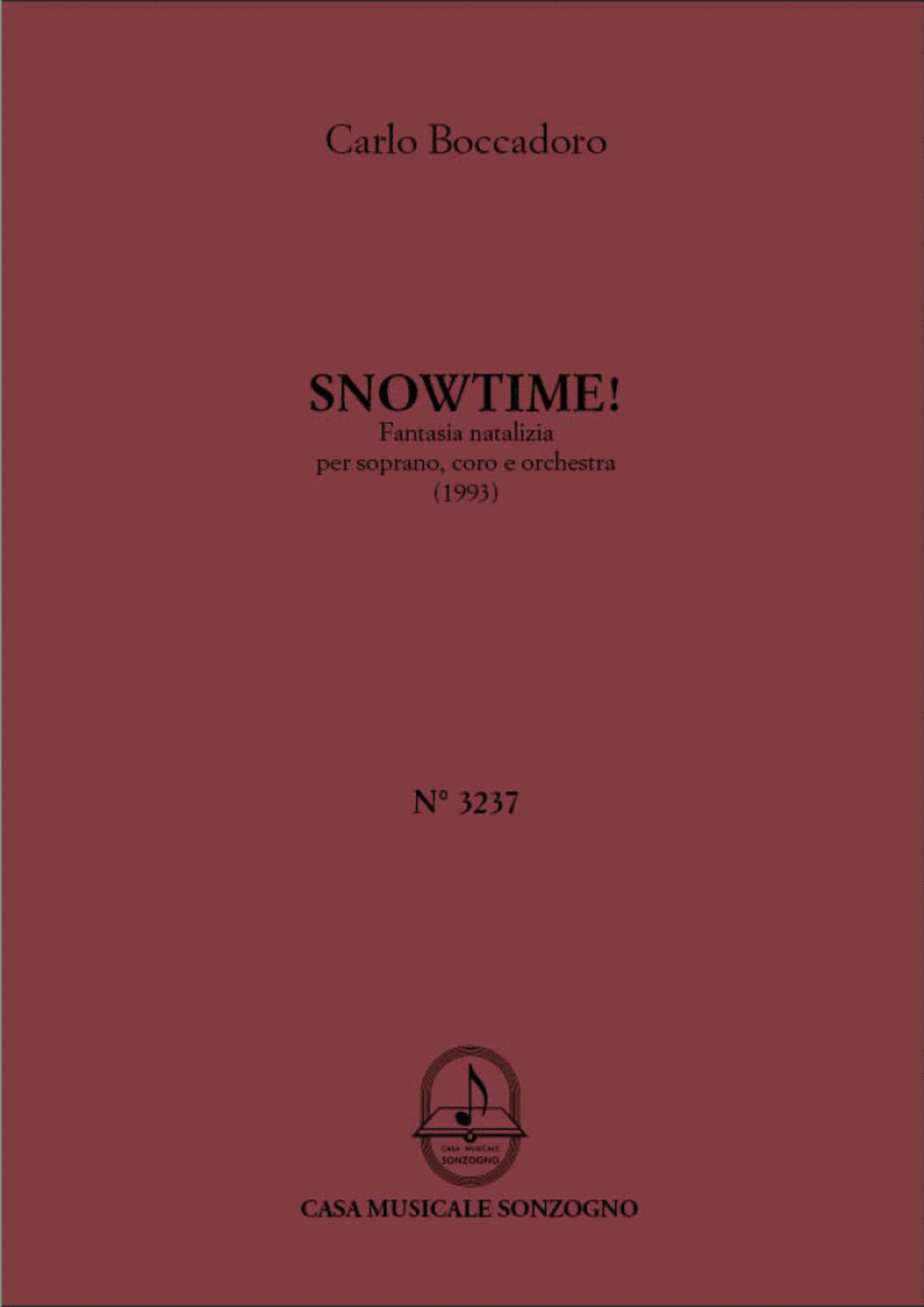 Snowtime! Mixed Choir scores gallery preview page 1