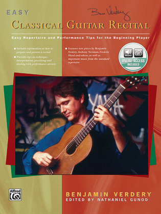 Book cover for Easy Classical Guitar Recital