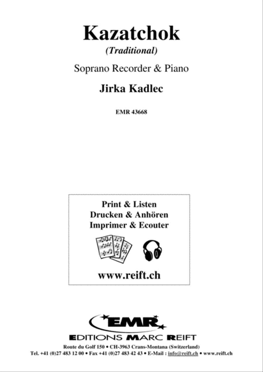Kazatchok Soprano Recorder scores gallery preview page 2