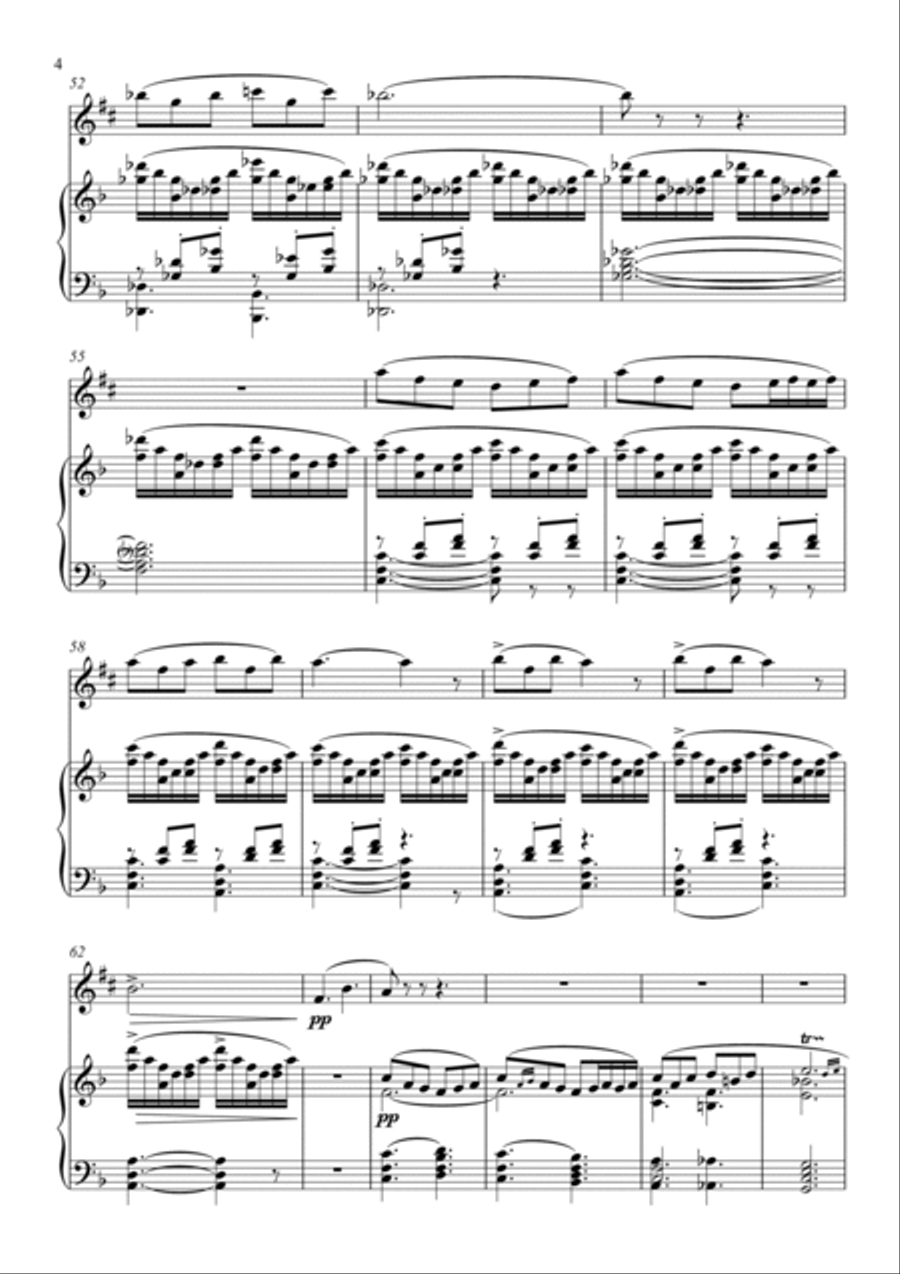 Morning Mood from Peer Gynt suite #1 Woodwind Duet scores gallery preview page 4