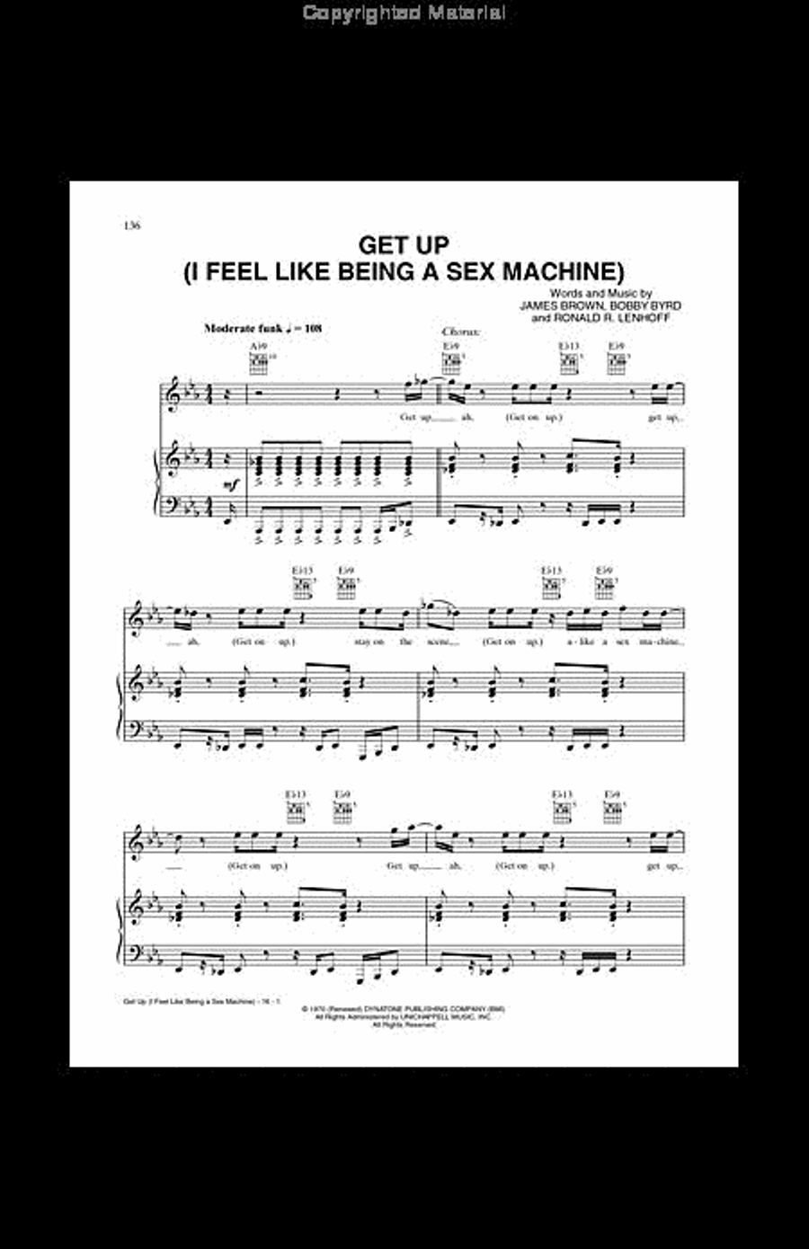 Funk, Soul and R&B Piano, Vocal, Guitar scores gallery preview page 2