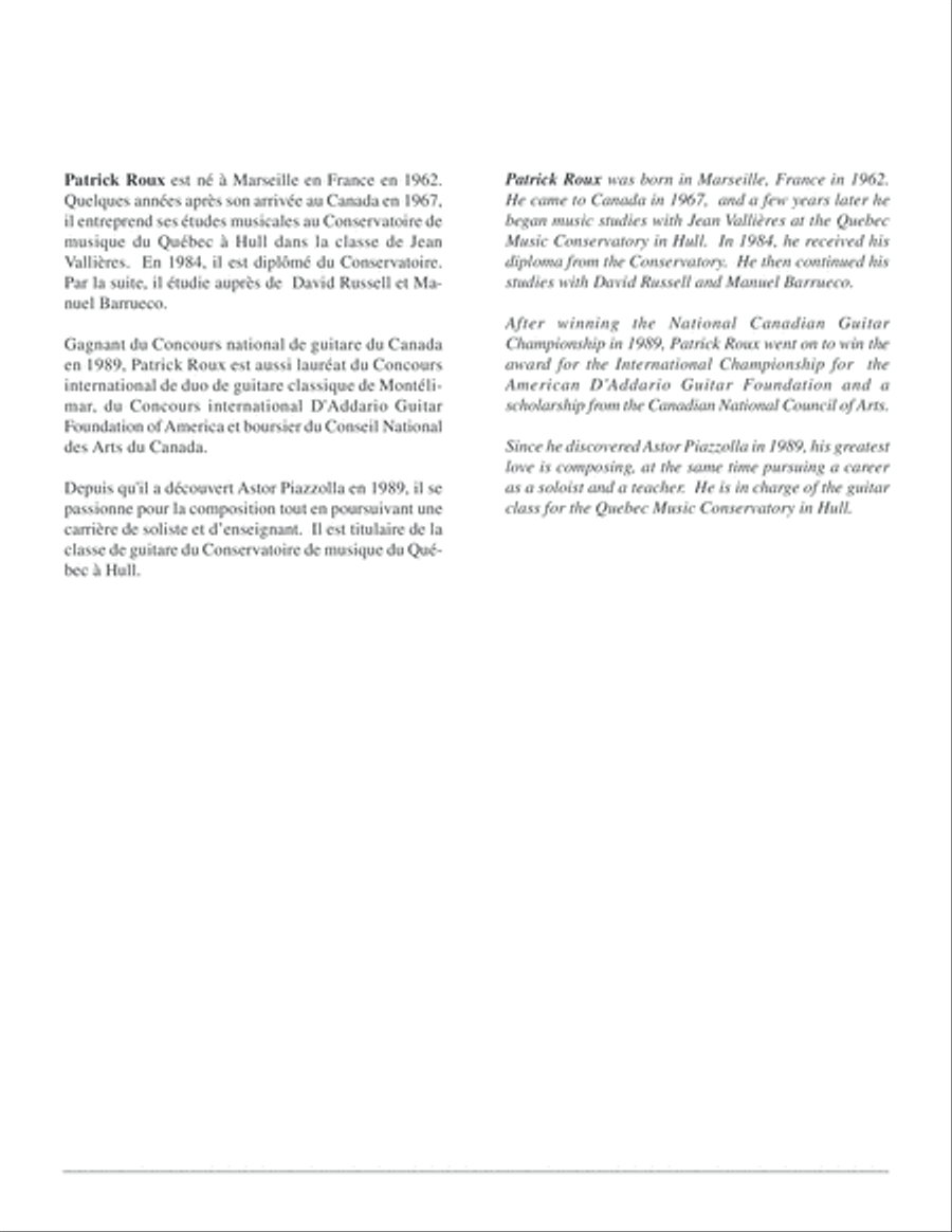 Carnaval Guitar Ensemble scores gallery preview page 2