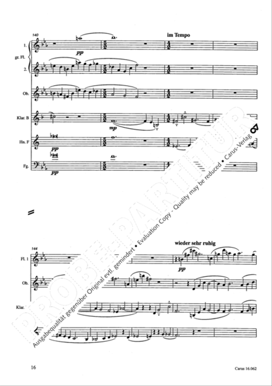 Musik fur sechs Blaser Musik fur sechs Blaser Bassoon scores gallery preview page 19