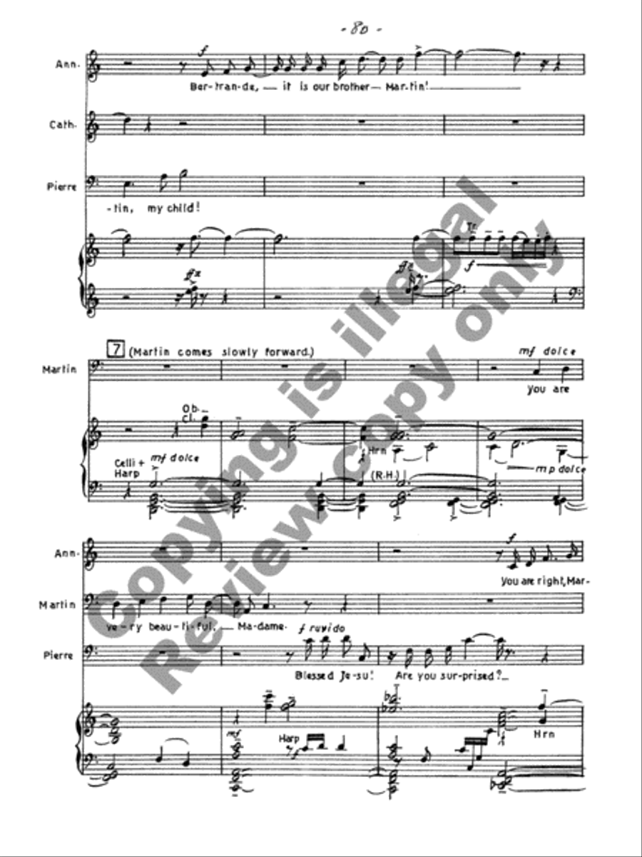 The Wife of Martin Guerre Choir scores gallery preview page 20