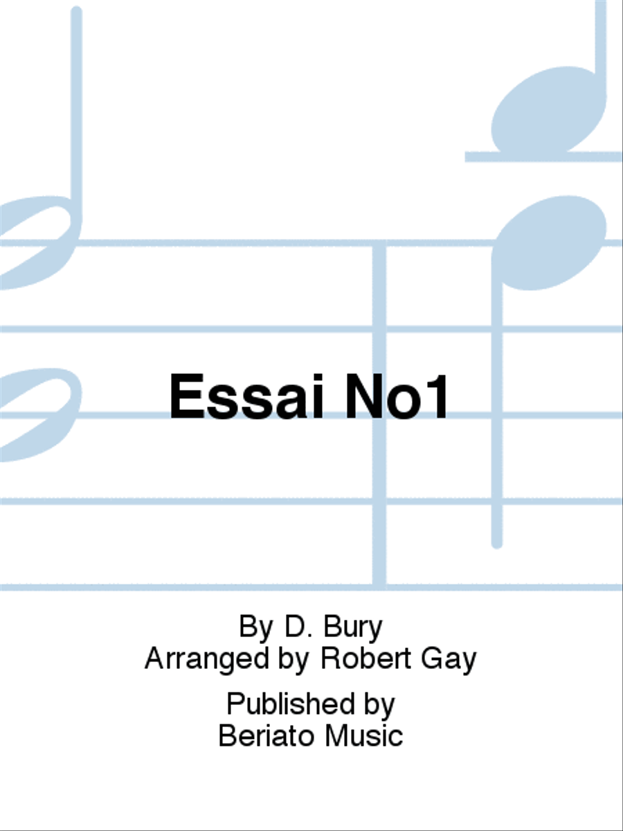 Essai Nº1 Percussion scores gallery preview page 1