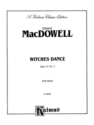 Book cover for MacDowell: Witches Dance, Op. 17, No. 2