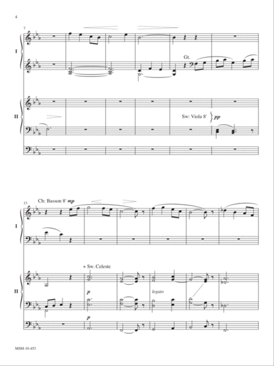 Prelude and Dance Organ scores gallery preview page 2