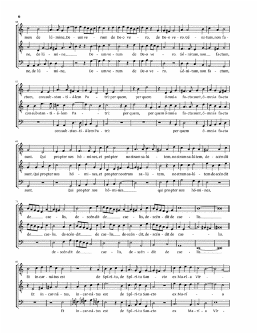 Missa quarti toni a 3 (Gartner) 3-Part scores gallery preview page 6