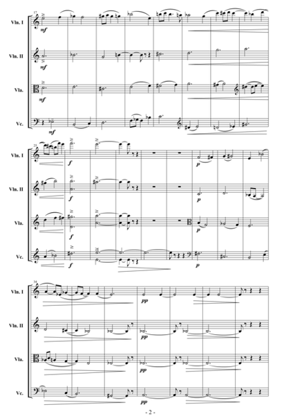 String Quartet (Score)
