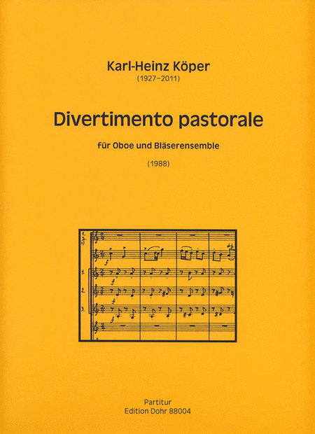Divertimento pastorale für Oboe und Bläserensemble (1988)
