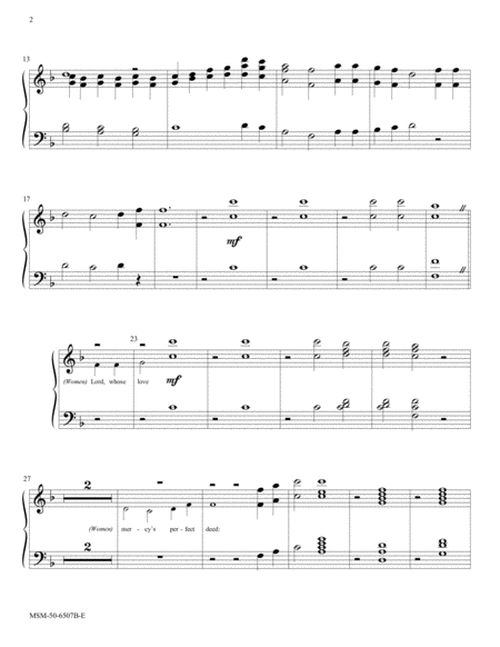 Lord, Whose Love in Humble Service (Downloadable Keyboard Accompaniment)