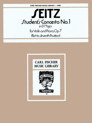Book cover for Student's Concerto No. 1